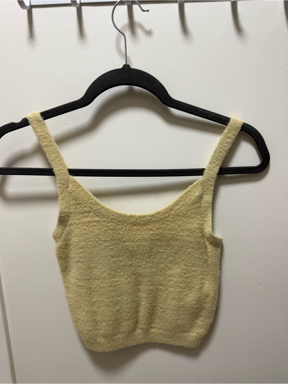 Wilfred Pale Yellow Knit Tank Top